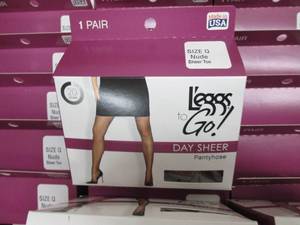 lot 242 image: case of 36 leggs to go day sheer pa...