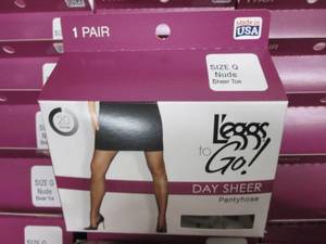 lot 243 image: case of 36 leggs to go day sheer pa...