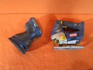 lot 32 image: Ryobi 18v Jig Saw & Sander