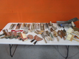 lot 62 image: Misc. Tile, Drywall, Cement, Masonry Tools