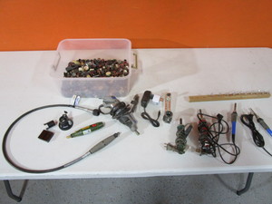 lot 64 image: Dremel & Wood Burning Items