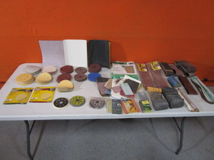lot 75 image: Misc. Sanding Paper, Pads & Belts