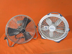 lot 84 image: (2) 18 Shop Fans