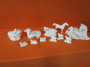 lot 196 image: Plaster Animals (see pics)