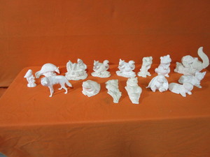 lot 197 image: Plaster Animals (see pics)