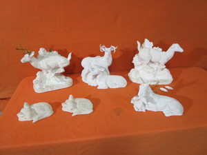 lot 199 image: Plaster Animals (see pics)
