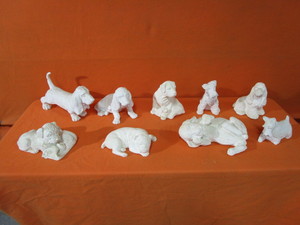 lot 200 image: Plaster Animals (see pics)