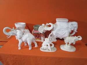 lot 202 image: Plaster Animals (see pics)