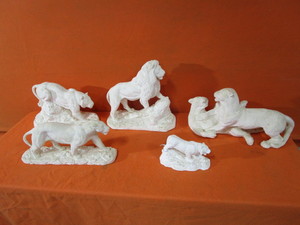 lot 203 image: Plaster Animals (see pics)