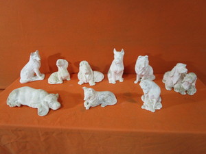 lot 204 image: Plaster Animals (see pics)