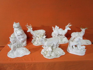 lot 207 image: Plaster Animals (see pics)