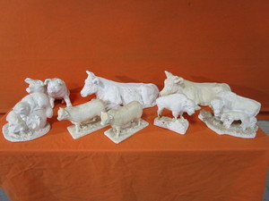 lot 209 image: Plaster Animals (see pics)