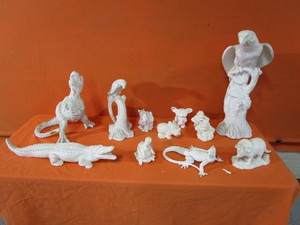 lot 212 image: Plaster Animals (see pics)