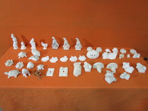 lot 221 image: Plaster Animals & Misc. (see pics)