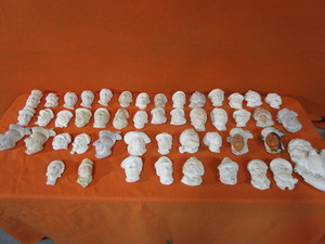 lot 222 image: Plaster Faces
