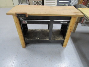 lot 2 image: Craftsman Workbench 54x21x37