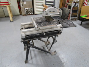 lot 3 image: Rigid Tile Saw & Stand