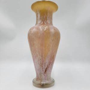 Mid-Century Iridescent Golden Vase