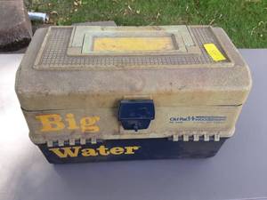 lot 23 image: Tackle Box Full Of Tackle, Basserinos, Lazy Ikes