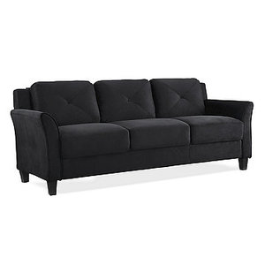 lot 11 image: Lifestyle Solutions Harvard Sofa, Black