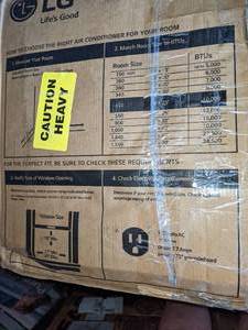 lot 90 image: LG 450 SF Window Air Conditioner (115-Volt 10000-BTU)