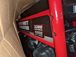 All Power 4000 Peak3300 Running Watts Dual Fuel Portable Electric Start Generator
