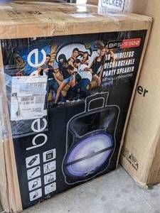 beFree Sound 18 Inch BT Portable Rechargeable Party Speaker