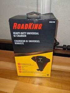 lot 271 image: RoadKing Heavy-Duty Universal Qi Charger with Mount