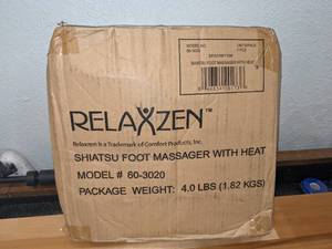 lot 276 image: Relaxzen Shiatsu Foot Massager with Heat