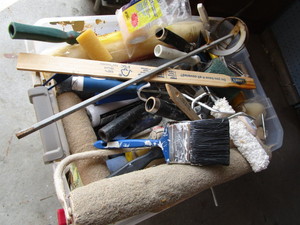 Painting supplies...