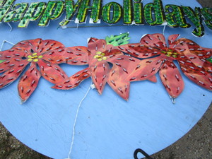 Happy Holidays & Bows lighted 66 a...
