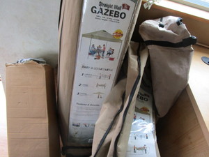 Straight wall gazebo 10ft x 10ft, t...