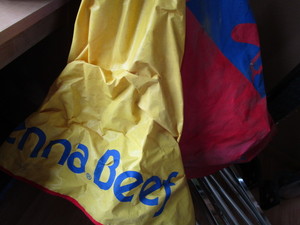 Patio umbrella, Vienna Beer...