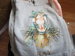 Hooded sweatshirts, Hay, qty 6 ne...
