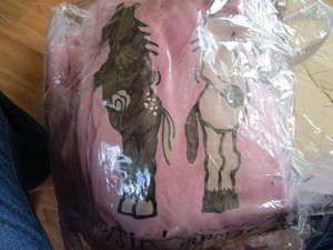 Hooded sweatshirts, pink horsin ar...