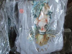 Hooded sweatshirts, grey Hay, qty...