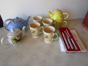 Hall teapot, beehive teapot  cup, ...