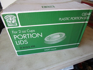 Plastic lids for 2oz containers, ap...