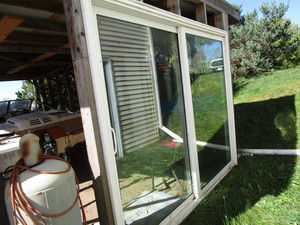Patio sliding door, 8ft...