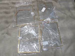 4 Floating Gold Frames...