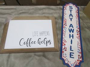 2 Wall Dcor Items...