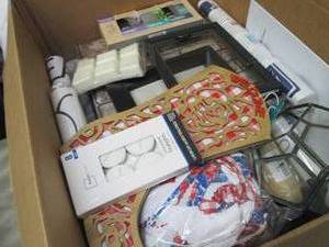 Box of Assorted Dcor & Misc...