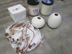 Candle Jars, Dream Catcher, Vases...