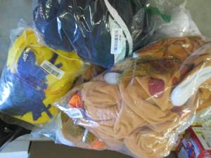 6 Out of Pkg Halloween Costumes...