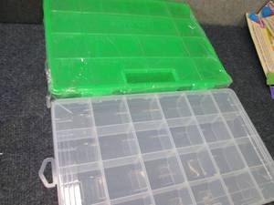 2 Plastic Organizers...