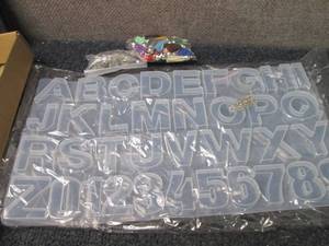 3 Sets Number Alphabet Resin Silico...