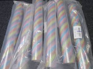 6 Rolls Rainbow Heat Transfer Vinyl...