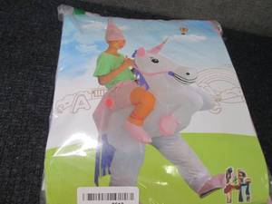 Puff Me Up Child Ride a Unicorn ope...