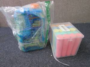 Sidewalk Chalk, Bubbles Liquid...