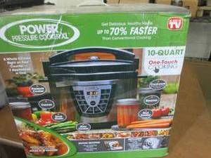 Power Pressure Cooker XL 10-Qt. ope...